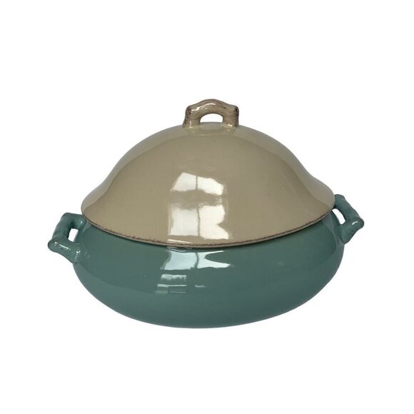 Le Prairie by Creative Co-op Blue White Soup Tureen Lidded - Picture 2 of 8